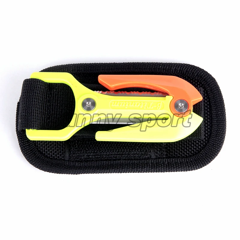 Titanium diving tool Rope cutter Underwater safety tools Diving outdoor life saving tool