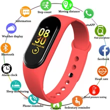 Sport Fitness Tracker M4 Smart Heart Rate Monitor Bracelet Calories Smart Band Fashion Watch for iOS fashion watches fitness 3d pedometer calories counter sport clock pulse heart rate monitor wholesalef3