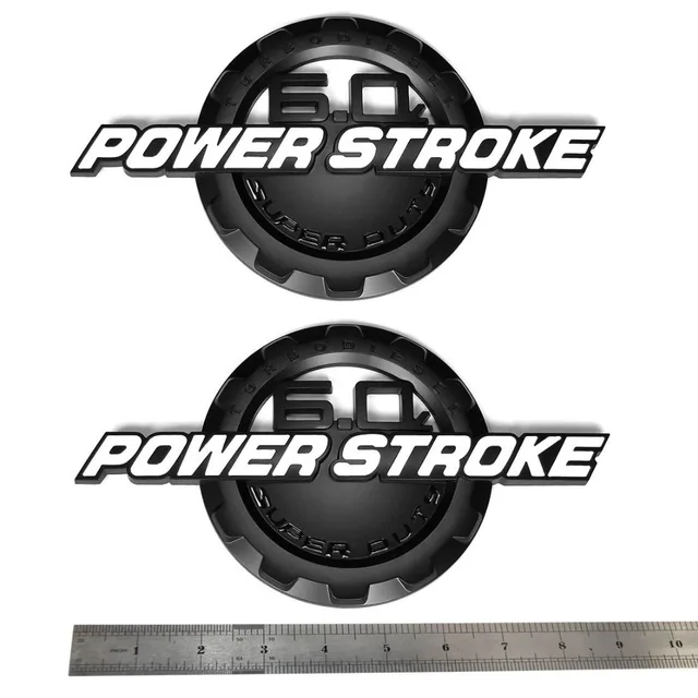 Emblema De Powerstroke 6.0L PERFORMANCE Stickers Ford F250 F350