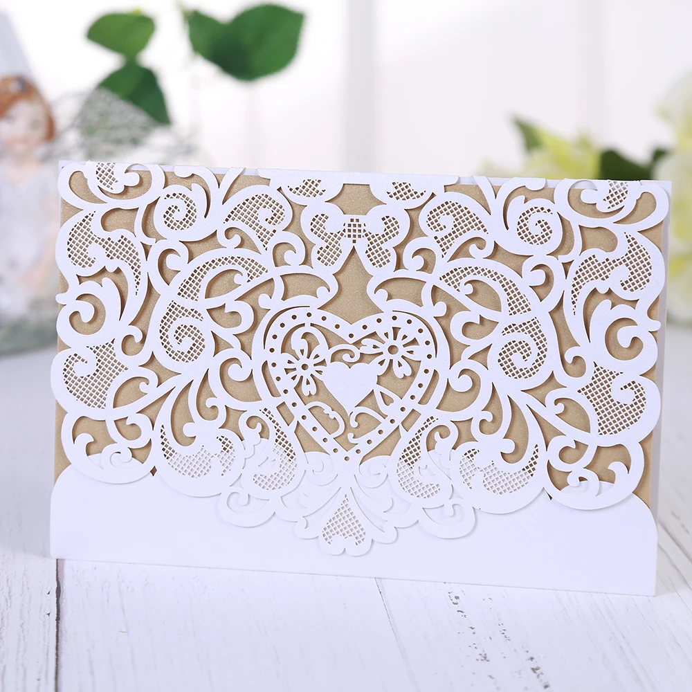 

Eleva Love Laser Cut design safari party party favors birthday party decorations adult wedding invitations elegant cards set