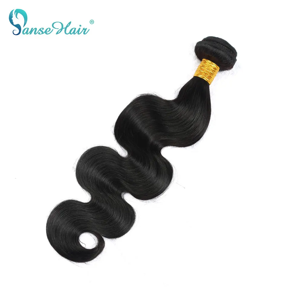 Panse Hair Indian Body Wave Hair Human Hair Extensions Customized 8-30 Inches Non Remy Hair Color 1B Can Be Dye 1Pcs Per Lot