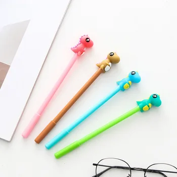 

4pcs/lot Creative monster gel pen 0.5mm Gift Stationery office school supplies Kawaii Decorative writing Neutral pen material