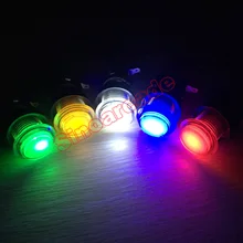 Arcade Screw in Type illuminated Button 5V12v Arcade LED  Push Button with microswitches for Mulitcade arcade machine cabinets