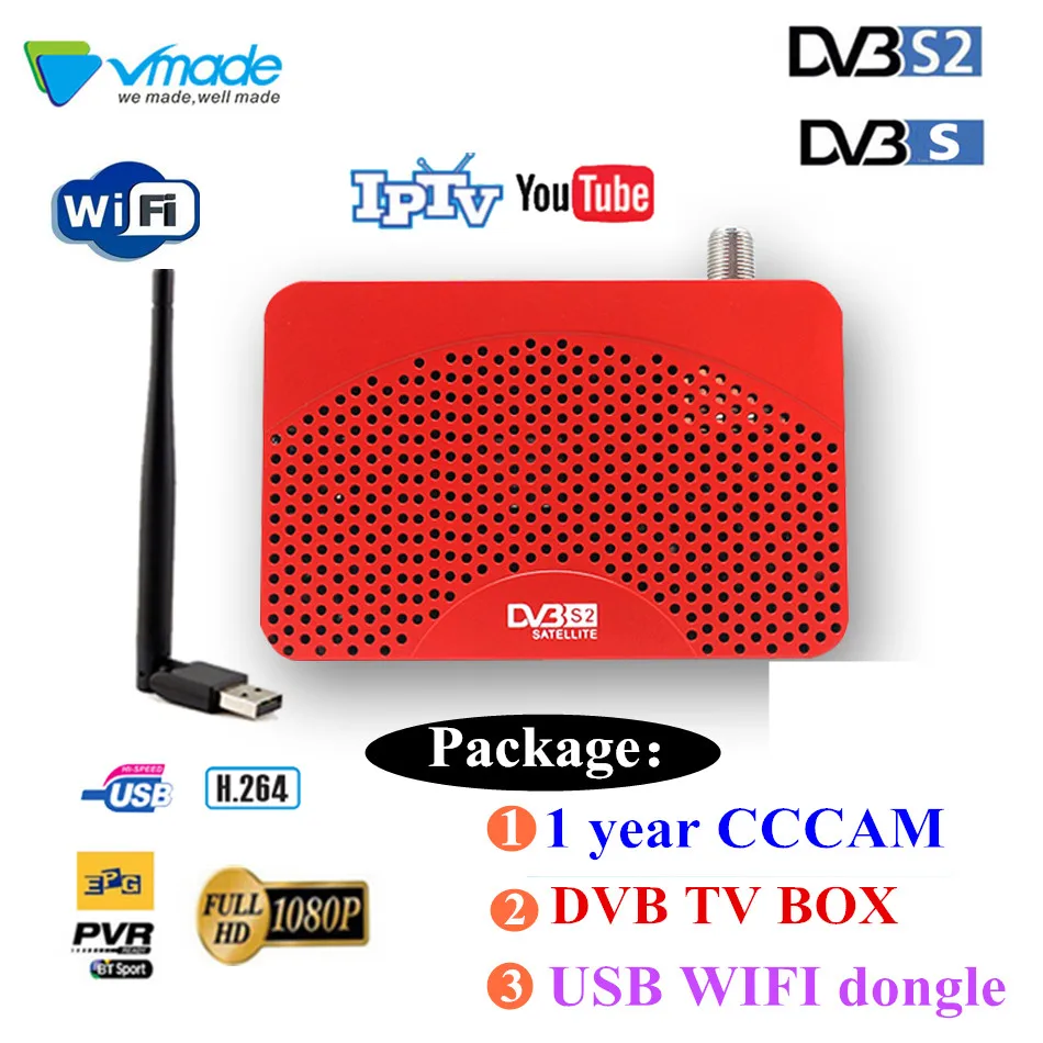 

1 year CCCAM 7 Cline account Digital Receptor TV Tuner DVB S2 Satellite Receiver IPTV M3u Youtube DVB-S2 Newcam with USB WIFi