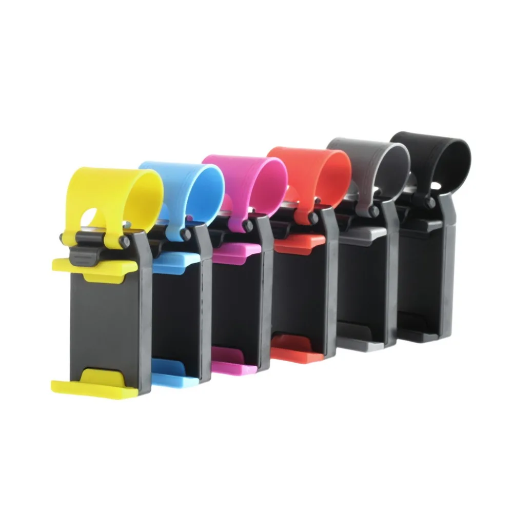  OUTAD Auto Lenkrad Bike Clip-Halter Gummiband Für iPhone iPod MP4 GPS-Handy-Halter auto abdeckung H