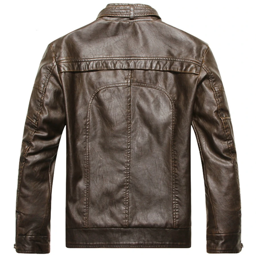 1 шт. Новая мужская мотоциклетная байкерская куртка из искусственной кожи с капюшоном