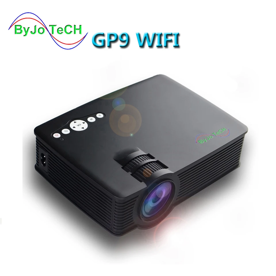 

ByJoTeCH GP-9 WIFI Projector Mini LED projector Full HD Portable Home theater projector LCD Video proyector HDMI GP9