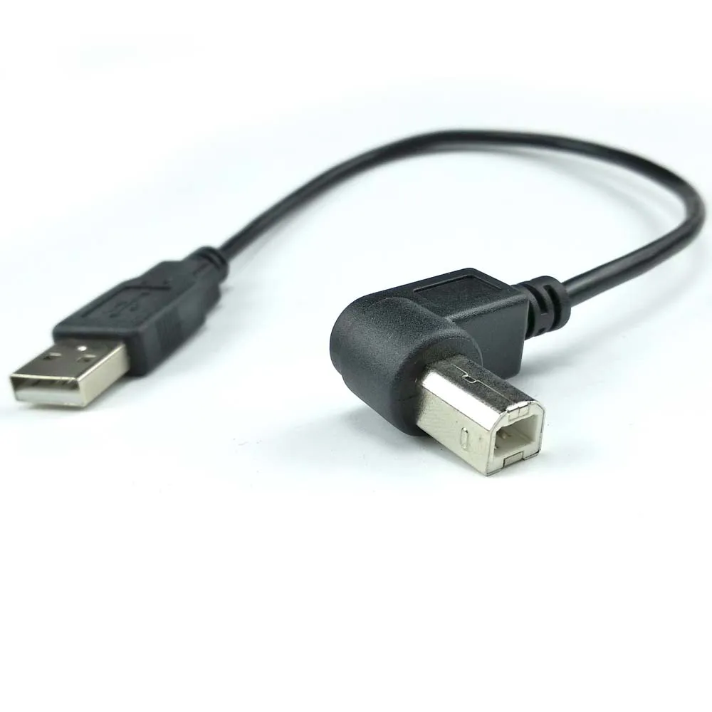 Angled Plug Elbow Usb Type B Printer Cable Usb Am To Usb Bm L Shape