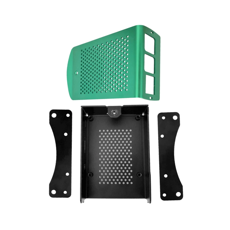 Raspberry Pi 3 Model B Plus алюминиевый серебристый зеленый черный корпус металлический RPI