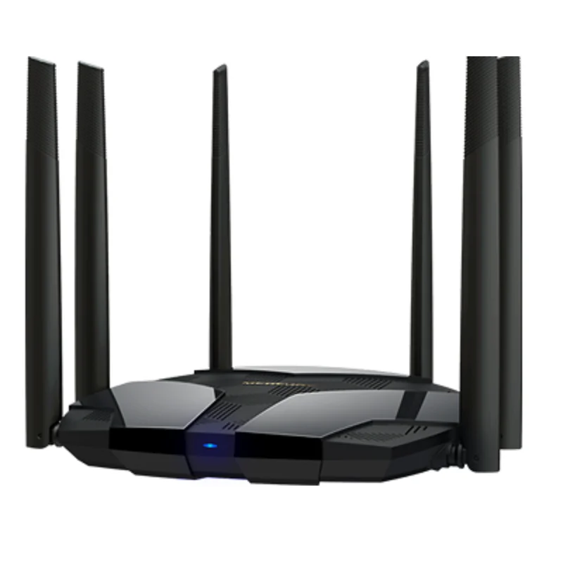 

Chinese Firmware, 6 Antennas Wireless Router 802.11AC Double bands 1200M Dual Band 2.4GHz+5GHz 4ports Gigabit AC1200 Huge WiFi
