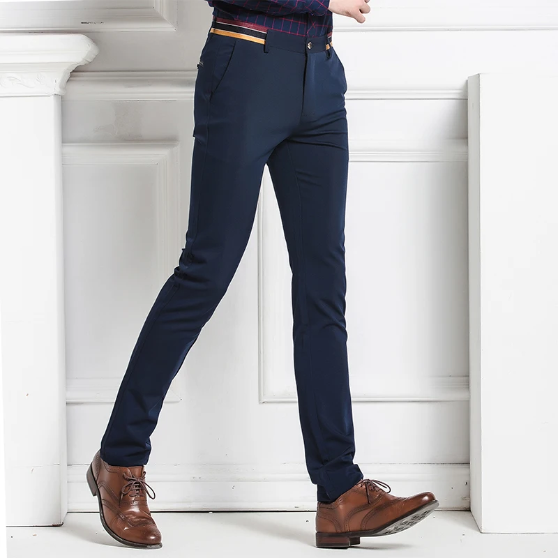 Men's Suit Pant Slim Business trousers Four seasons Pencil pants Stretch suit trousers Big Size Slim Mens Non Ironing Gent Life Men's Suit Pant Slim Business trousers Four seasons Pencil pants Stretch suit trousers Big Size Slim Mens Non Ironing Gent Life