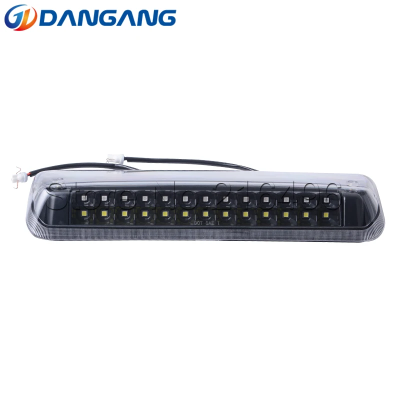 

Высокий двухрядный светодиодный тормозсветильник (черный корпус, прозрачный объектив) для Ford F150/Ford Lobo