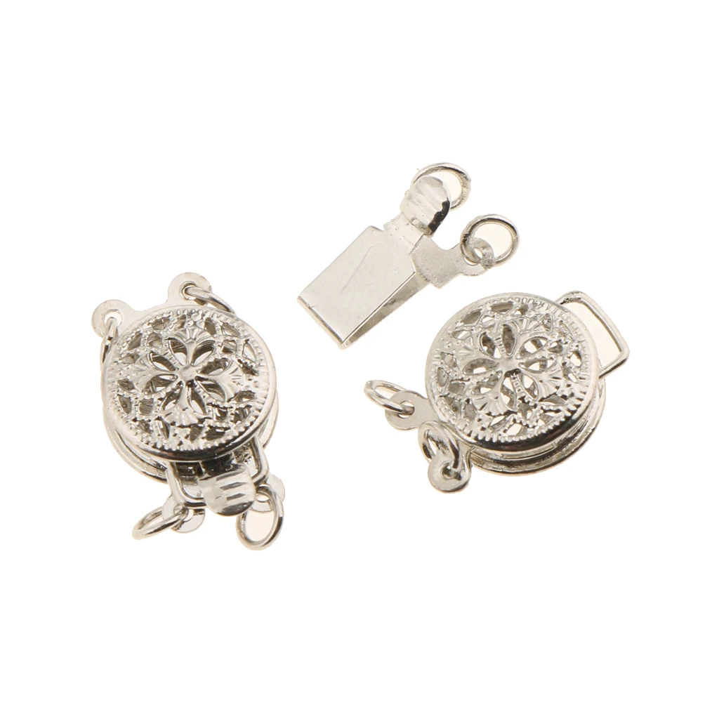10 Pcs Copper Pendant Pinch Bails Connector Clasps Jewelry DIY Findings