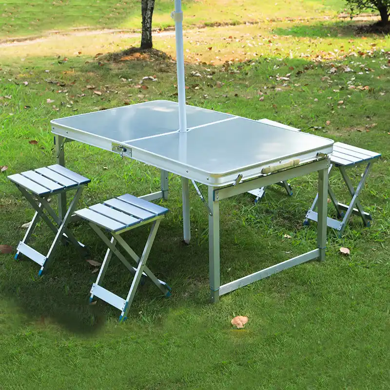 Detail Feedback Questions About Outdoor Folding Table Garden Outdoor Folding Table Garden Aluminum Alloy Chair Set Portable Camping Picnic Furniture