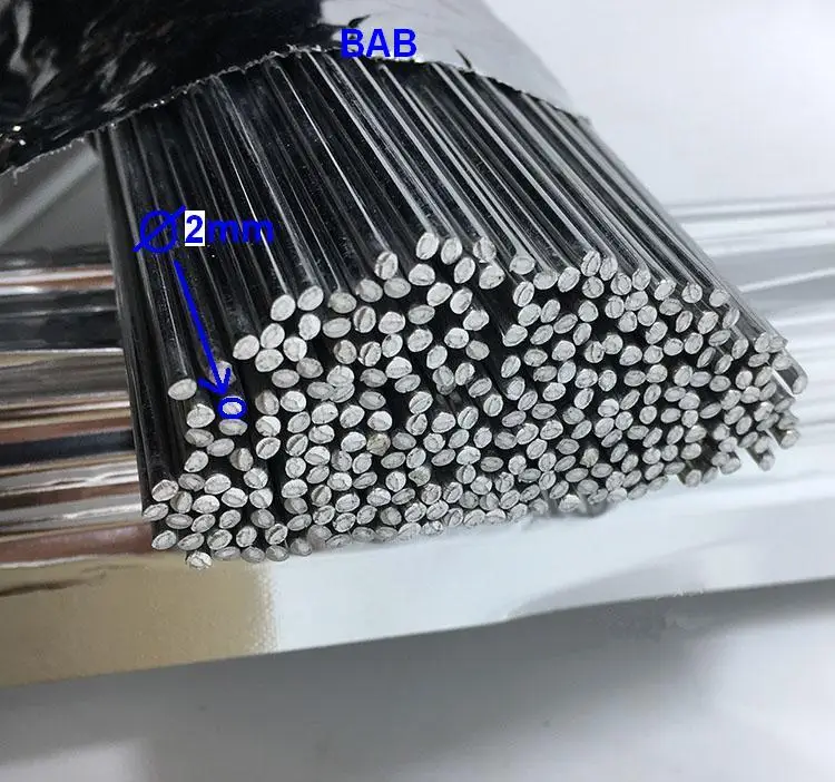 20 шт. 2 мм* 50 см низкотемпературный алюминиевый порошковый сварочный провод без необходимости алюминиевый порошок вместо меди и алюминиевого стержня WE53