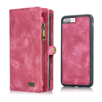 

Luxury Leather Business Wallet Multifunctional Zipper Wallet Case Detachable Magnetic Back Cover Leather Case For HUAWEI P30 PRO