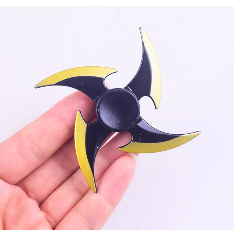 Новый Наруто fingertip ниндзя Спиннер EDC ручной цинковый сплав оружие Металл Shuriken