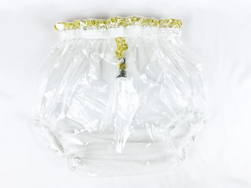 2 шт. * Haian ABDL Натяжные фиксирующие пластиковые брюки прозрачные цветные