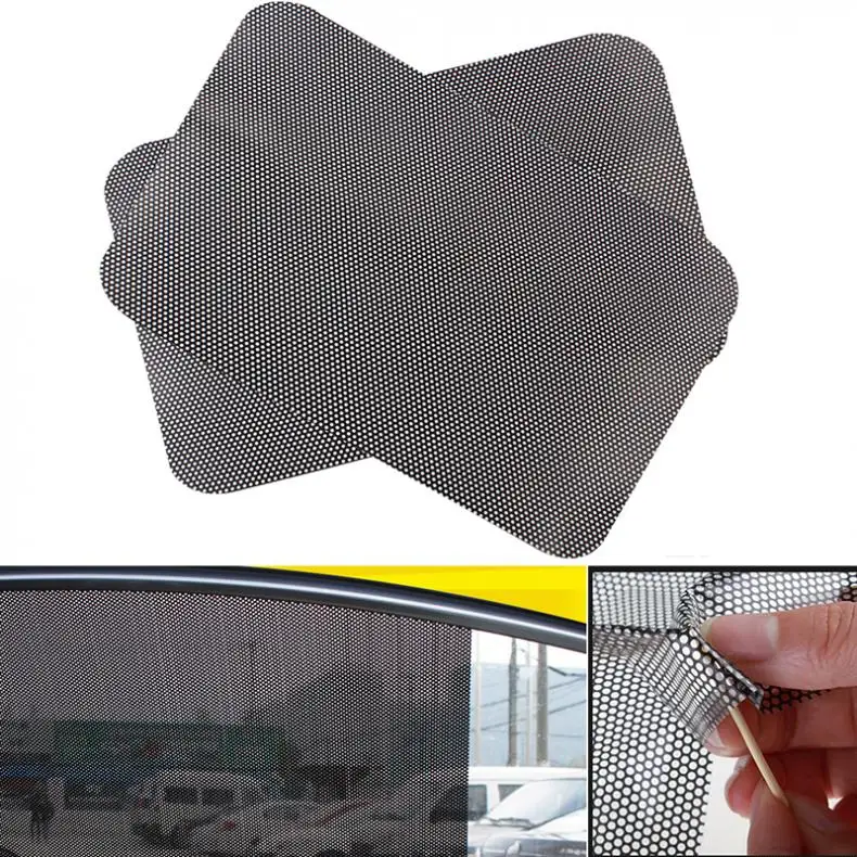 

NEW Car Auto Accessories Curtain Windshield Sticker Sun shade UV Protection Side Window Film 63cm x 42cm 2Pcs Per Set