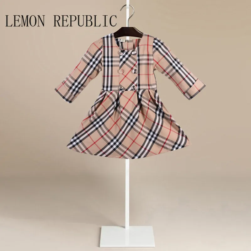 

Fashion Girls Dresses Summer Brand Princess Dress Girl Clothes Floral Print Robe Fille Enfant Kids Dresses Child Costumes LD-013