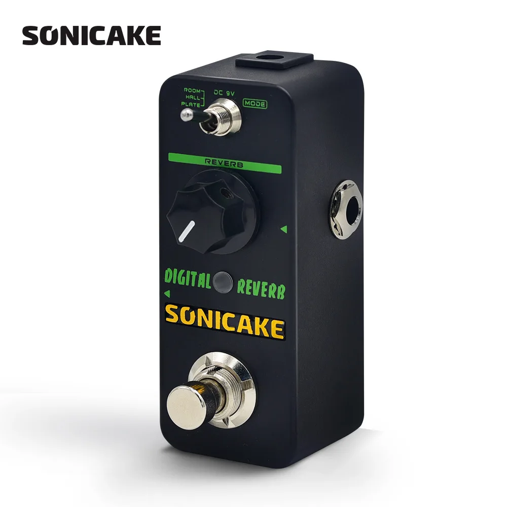 Sonicake цифровой реверберации Мини гитары педаль эффектов True Bypass QSS 06|Детали и
