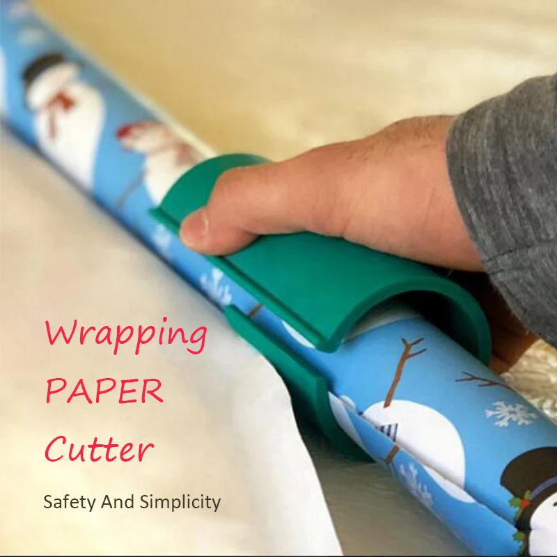 DIY Sliding Wrapping Paper Cutter Wrapping Paper Roll Cuts the Prefect