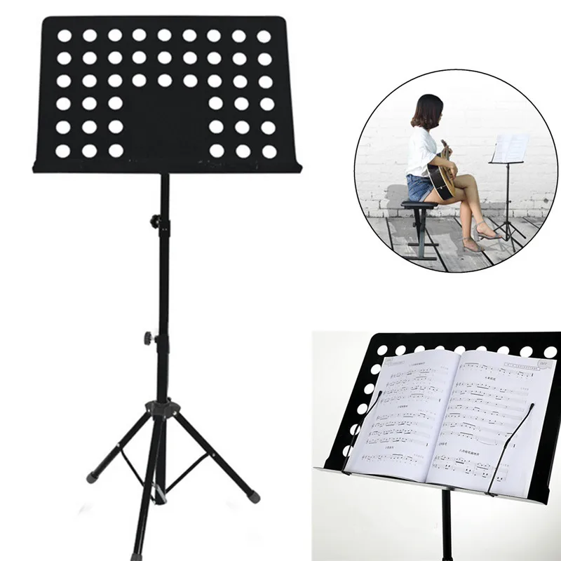 

Zebra 80-165CM Metal Adjustable Music Stand Music Score Foldable Holder For Musical Instruments Part