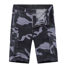 Лето г. для мужчин камуфляж шорты для женщин армейские шорты Cargo Шорты для тренировок Свободные повседневные штаны Прямая ABZ291