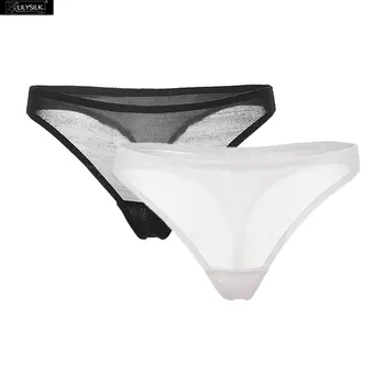 

LilySilk Silk Thong Sexy With Lace Panties Women Underwear Free Shipping