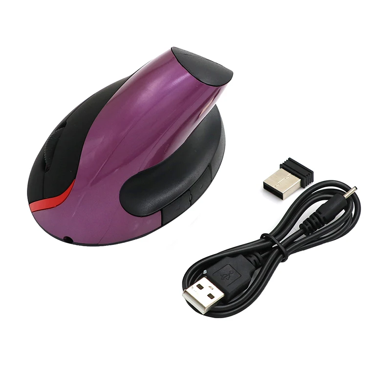 

Ergonomic Wireless Mouse Vertical Mouse Optical Mice Rechargeable Mouse For Desktop Laptop