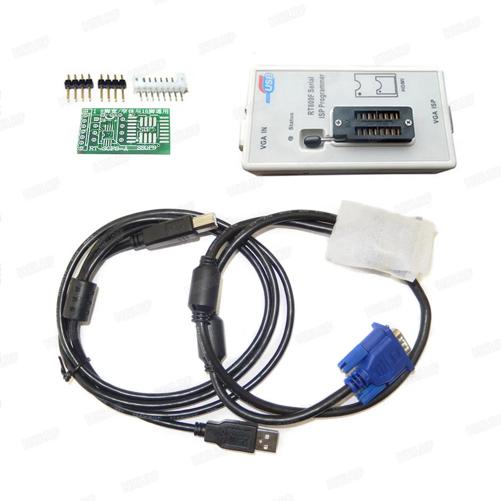 New RT809F USB Universal EPROM FLASH VGA ISP AVR GAL PIC LCD//LED Programmer