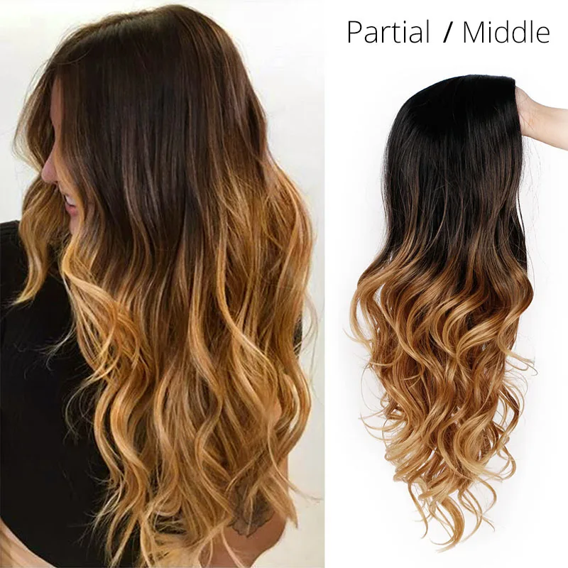 Ceny Ombre długie faliste Blond peruka peruki syntetyczne dla kobiet szary biały czarny czerwony brązowy Blond peruka Glueless włosy Cosplay AISI uroda