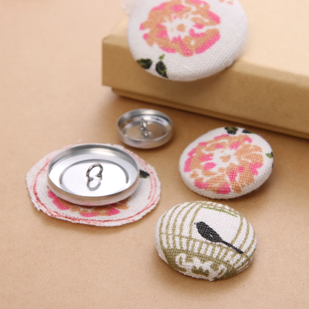 

1Set Fashion & Creative DIY Bag Cloth Buckle Bag Buckle Machine Press Button Cloth Button Base Semi-finished Products
