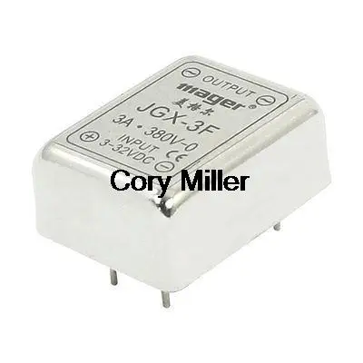 

JGX-3F DC/AC Single Phase 4-Pin PCB Solid State Relay 380V 3A Output