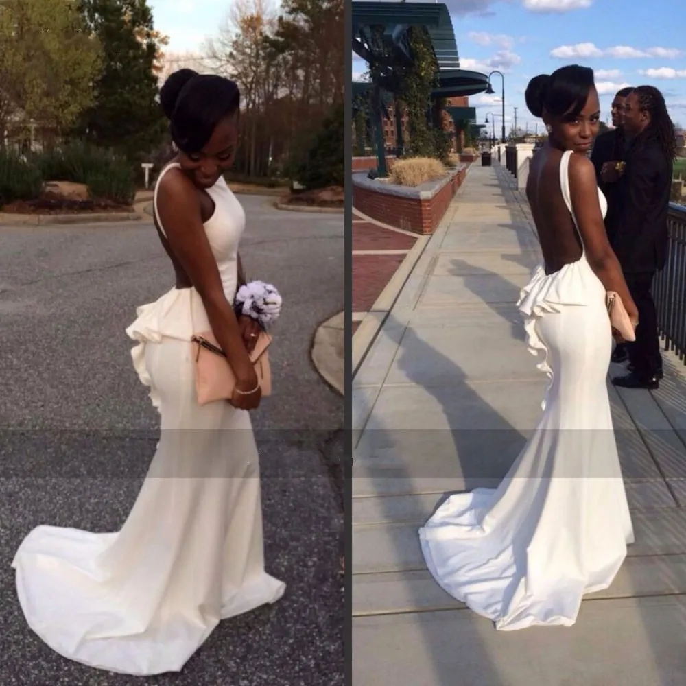 Sexy Mermaid Prom Dresses for Black 