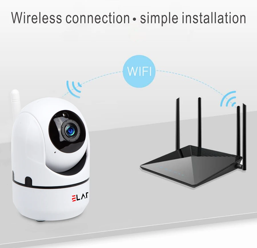 ELAF 1080P HD MINI IP Camera Wireless Home Security Surveillance Video Baby Monitor IR Night Vision Smart Network CCTV Camera