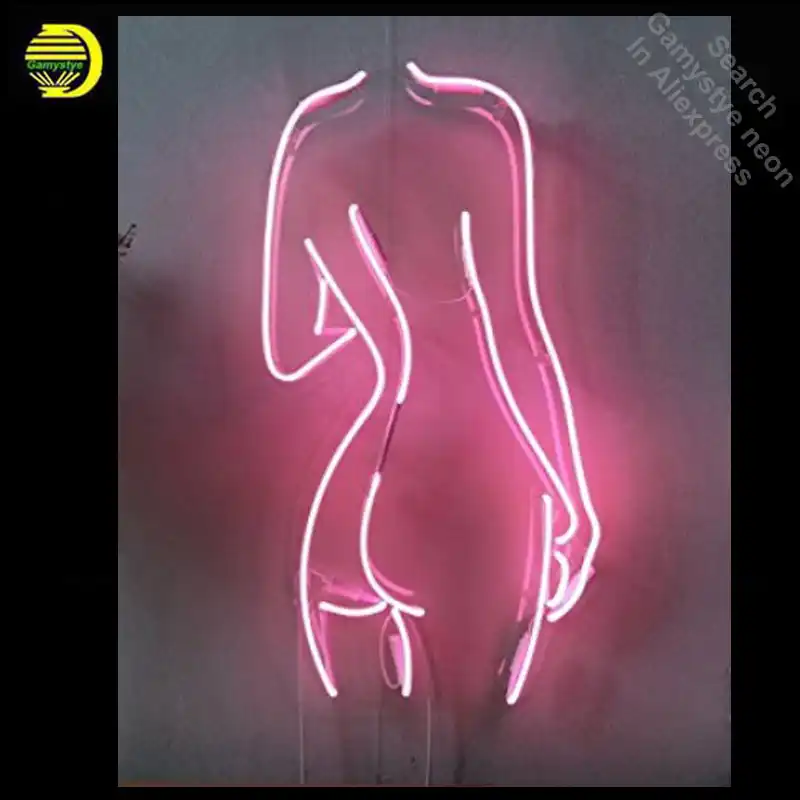 nude lady neon sign LED neon sign Lady back