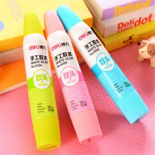 1 шт. Deli 35 мл белый жидкий клей для студентов ручной работы DIY бумага клей канцелярский магазин школьные офисные принадлежности безопасный не-toxi