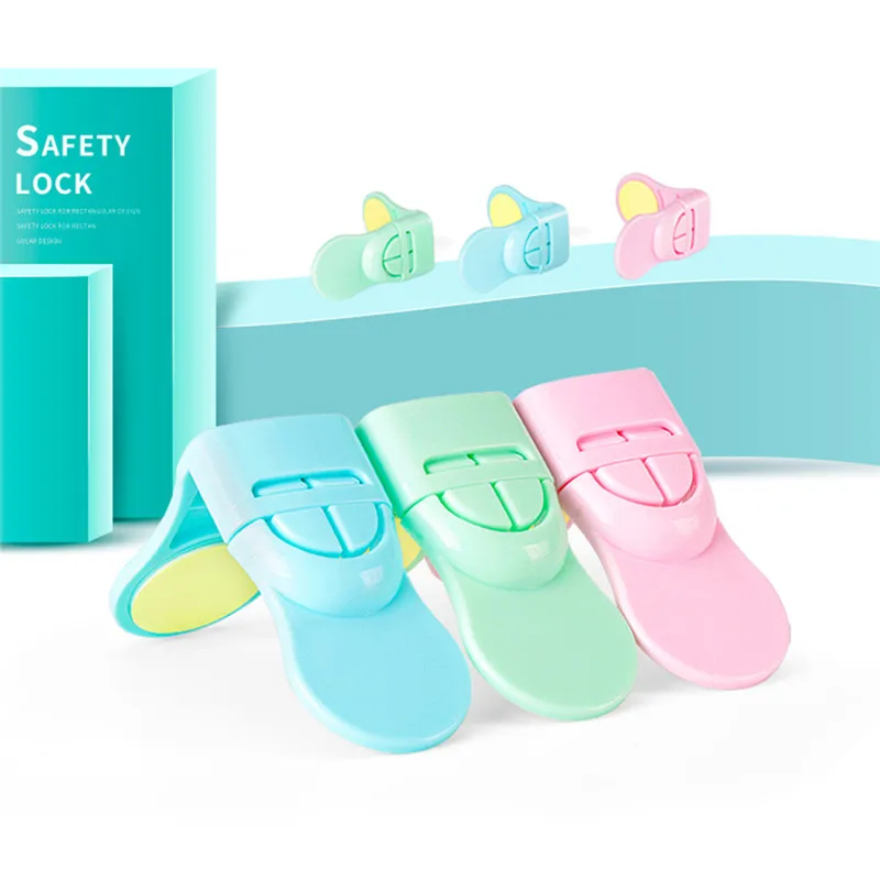 

Plastic Baby Safety Protection From Children In Cabinets Boxes Lock Drawer Door Terminator Security ProductWholesale