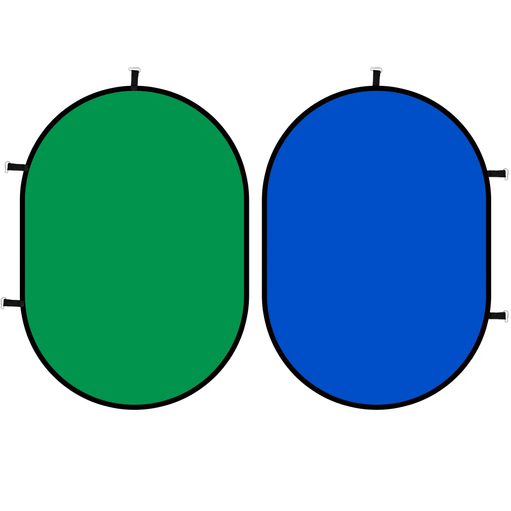 1*1,5 м 2 в 1 фото складной Реверсивный хромакей фон панель/зеленый синий светильник отражатель для студии Youtube