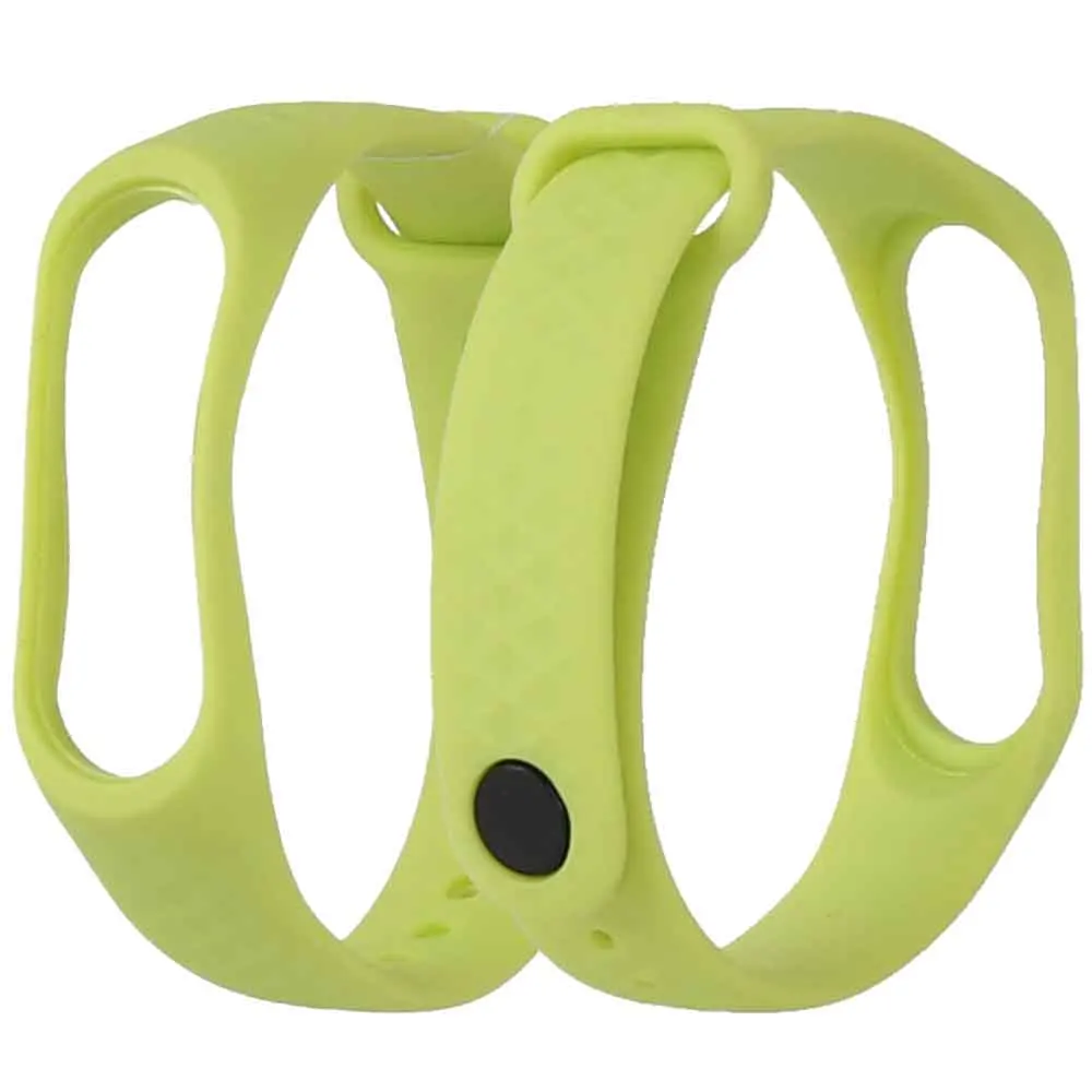 Замена mi Band 3 ремешок силиконовые для фитнеса трекер спортивный браслет наручные аксессуары ремешок для Xiao mi Band 3 умный Браслет - Цвет: Light Green