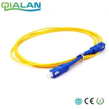 2m SC UPC Patchcord Simplex 2.0mm PVC Single Mode Fiber Patch Cable,Patch Cord, Optical Fiber Jumper SM SX SC Fiber Cable