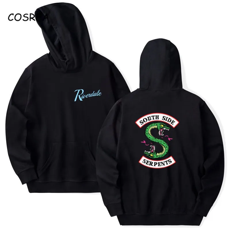 

Riverdale Sweatshirt Pullovers Riverdale Southside Female Cropped Hoodie Sweatshirt Top Coat Hoodies for Girls Cosplay Costumes