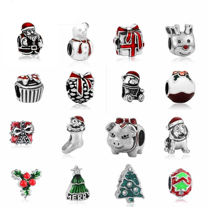 Beads Fit Pandora Original Charm Bead Long Charms Jewelry Valentine's Day Mary Poppins Bijoux Sieraden Bracelet | Украшения и