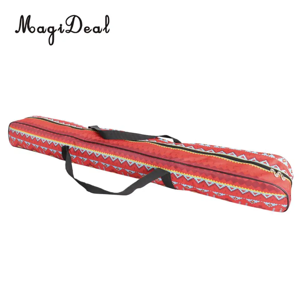 Canopy Tent Pole Rod Trekking Stick Storage Bag Canopy Fishing Rod Protection Carrier Pouch with Chinese Traditional Pattern