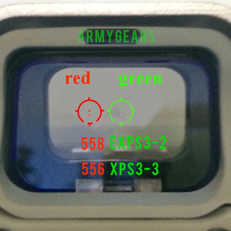 Тактический 558 E xps 3-2 голографический прицел красный точечный оптический прицел рефлекторный прицел 556 xps точечный прицел с 20 мм рейками