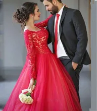 Elegante 2016 Arabische Abendkleider Mit Langen Ärmeln Formale Kleider Für Hochzeit Kommunion Vestido De Festa Longo Plus Größe