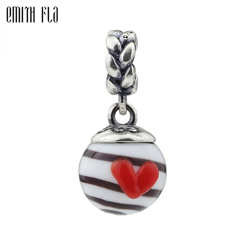 

Fashion Women Charm Silver 925 Fits Original European Bracelets Bangles Charm Beads Silver 925 Jewelry Big Hole Beads Pendants