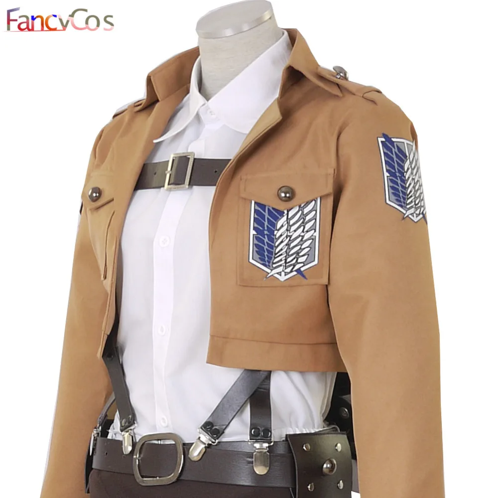 Атака на Титанов Хэллоуин Shingeki no Kyojin Armin arler Survey Corps кожаный костюм для косплея