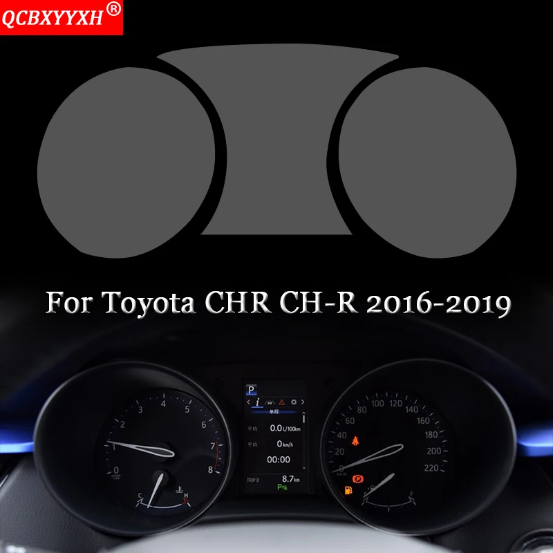 

Car Styling Car Dashboard Paint Protective Film Sticker Light Transmitting Automobiles Accessories For Toyota CHR CH-R 2016-2019